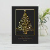 Carte de vœux de Noël étoilée (Debout devant)