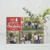 Carte de vœux de Noël familiale (Debout devant)