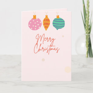 Carte de vœux de Noël féminine, Standard, 13 x 18