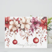 Carte de voeux de Noël Festive et élégante (Debout devant)