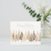 Carte de voeux de Noël Festive et élégante (Debout devant)