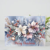 Carte de voeux de Noël Festive et élégante (Debout devant)