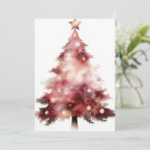 Carte de voeux de Noël Festive et élégante (Debout devant)