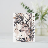 Carte de vœux de Noël festive et élégante (Debout devant)