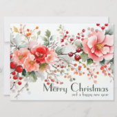 Carte de voeux de Noël Festive et élégante (Devant)