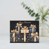 Carte de voeux de Noël Festive et élégante (Debout devant)