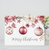 Carte de voeux de Noël Festive et élégante (Debout devant)