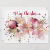 Carte de voeux de Noël Festive et élégante (Devant)