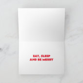 Carte de voeux de Noël - Fêtes de Noël (Intérieur)