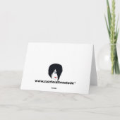 Carte de voeux de Noël Flake neige (Dos)