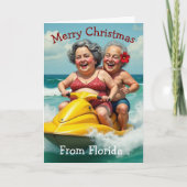 Carte de voeux de Noël Floride (Devant)