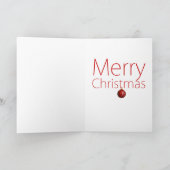 Carte de voeux de Noël Gnome (Intérieur)