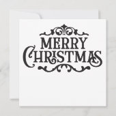 Carte de voeux de Noël gothique (Dos)