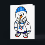 Carte de voeux de Noël Hip-Hop Rapper Snowman<br><div class="desc">Carte de voeux de Noël Hip-Hop Rapper Snowman</div>