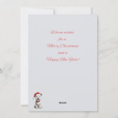 Carte de voeux de Noël hiver Westie (Dos)
