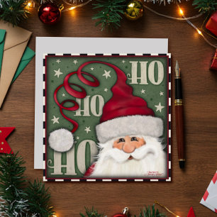 Carte de vœux de Noël Ho Ho Santa Christmas Inspir
