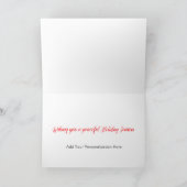 Carte de voeux de Noël Horse (Intérieur)