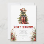 Carte de vœux de Noël imprimable sur le thème du F (Devant)