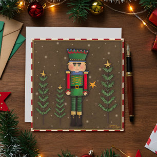 Carte de vœux de Noël inspirante avec casse-noiset