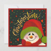 Carte de vœux de Noël inspirante sur le thème du b (Devant)