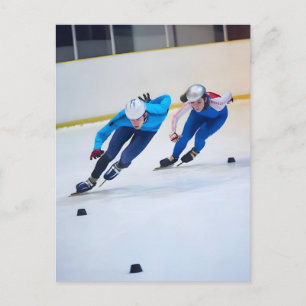 Carte de vœux de Noël Jeux Olympiques d'hiver 2026