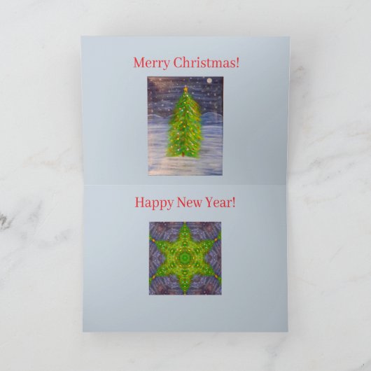 Carte de vœux de Noël Joy (Intérieur)