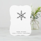Carte de vœux de Noël joyeuse (Debout devant)