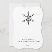 Carte de vœux de Noël joyeuse (Dos)
