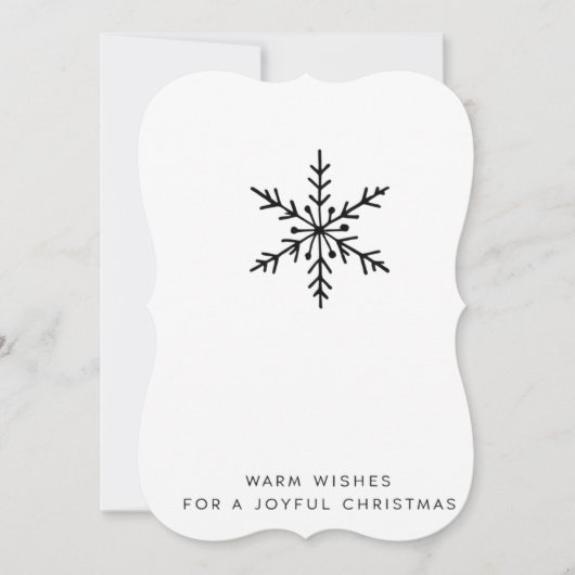 Carte de vœux de Noël joyeuse (Devant)