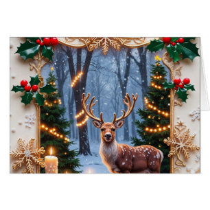 Carte de vœux de Noël joyeux