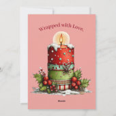 Carte de vœux de Noël joyeux (Dos)
