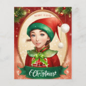 Carte de voeux de Noël joyeux (Dos)