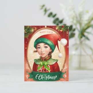 Carte de voeux de Noël joyeux