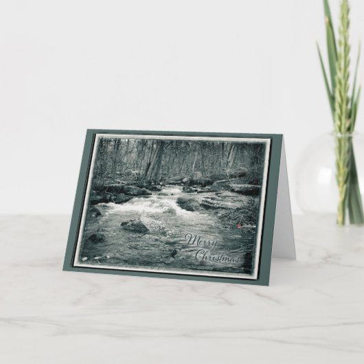 Carte de voeux de Noël Joyeux à Unami Creek (Devant)