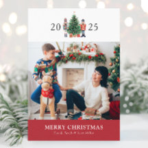 Carte de vœux de Noël joyeux Collage de photos