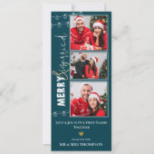 Carte de voeux de Noël Joyeux marié récemment mari (Devant)