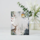 Carte de vœux de Noël Joyeux Noël (Debout devant)