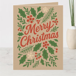 Carte de voeux de Noël Joyeux Noël