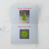 Carte de vœux de Noël Joyeux Noël (Intérieur)