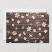 Carte de vœux de Noël Joyeux Noël à tous (Dos)