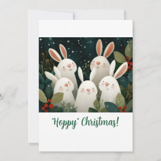 Carte de vœux de Noël "Joyeux Noël Hoppy"