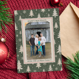 Carte de vœux de Noël joyeux pour famille