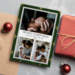 Carte de vœux de Noël joyeux pour la famille