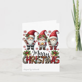 Carte de vœux de Noël joyeux | Salutation festive 