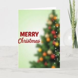 Carte de vœux de Noël Joyeux Sapin