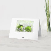 Carte de voeux de Noël Joyeux vert et argent (Dos)