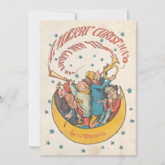 Carte de vœux de Noël Joyeux Vœux (Devant)