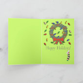 Carte de voeux de Noël Kiwi (Intérieur)