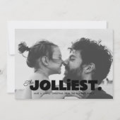 Carte de voeux de Noël la plus belle photo (Devant)