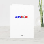 Carte de voeux de Noël "Let's get Blitzen" (Dos)